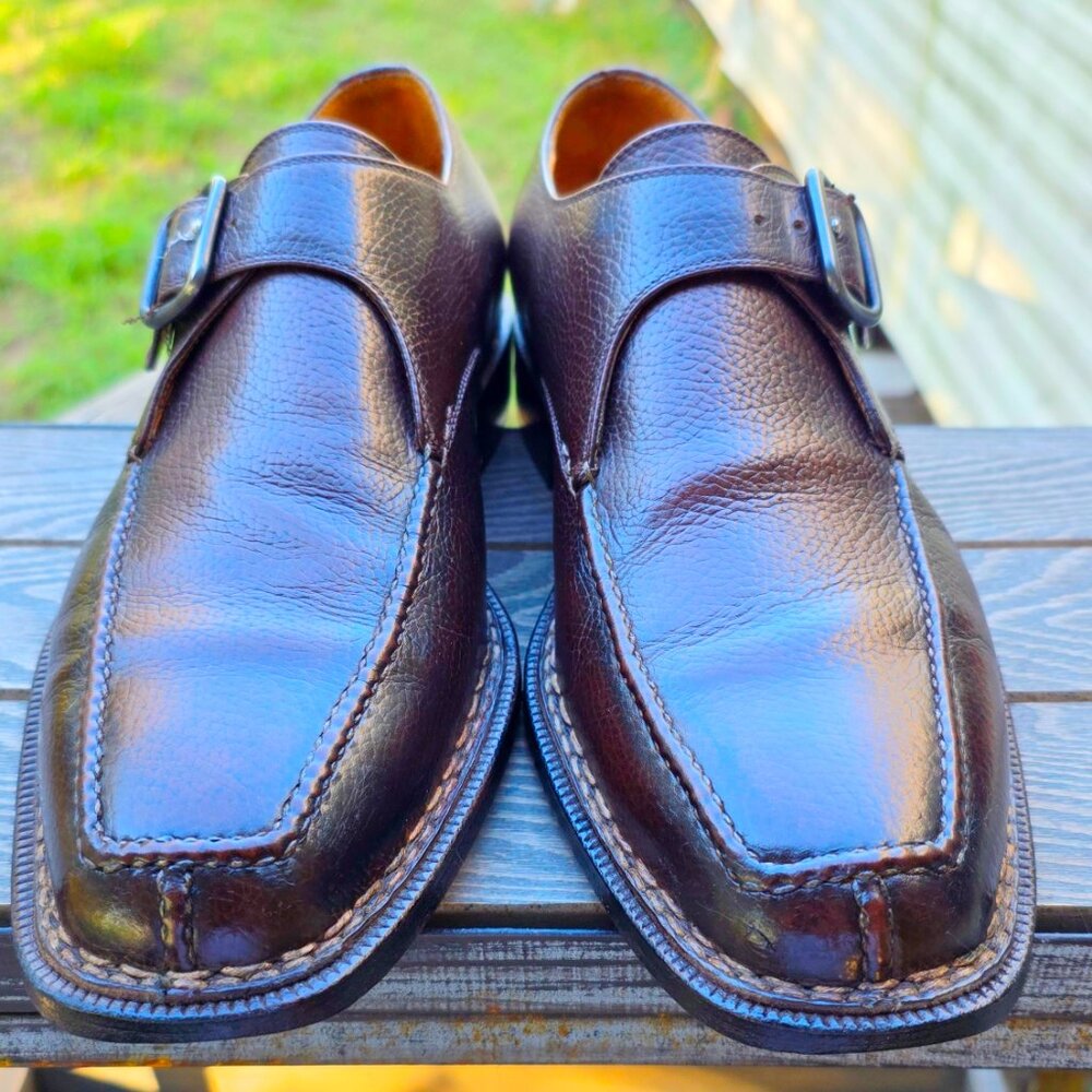 SALE - Sutor Mantellassi 9 Norvegese Italian Multicolor Monk Strap